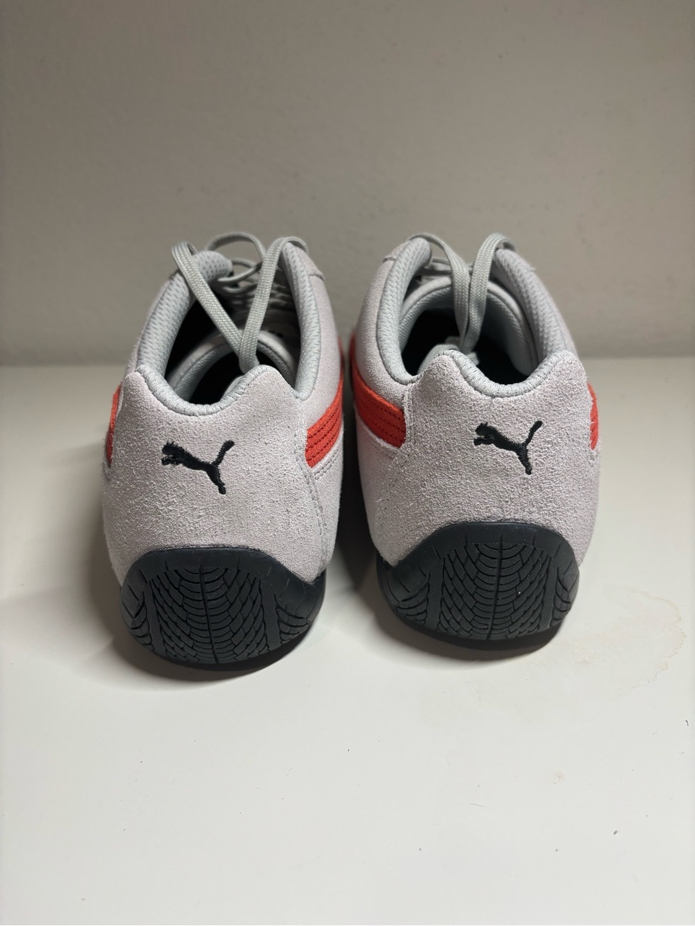 NEW PUMA Speedcat Shield SD Ash Grey Red Mens Size 11.5 - Picture 5 of 7